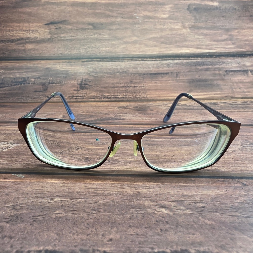 Vera Bradley VB 4757 Brown Floral Paisley Rectangular Eyeglass Frames 51-15-130